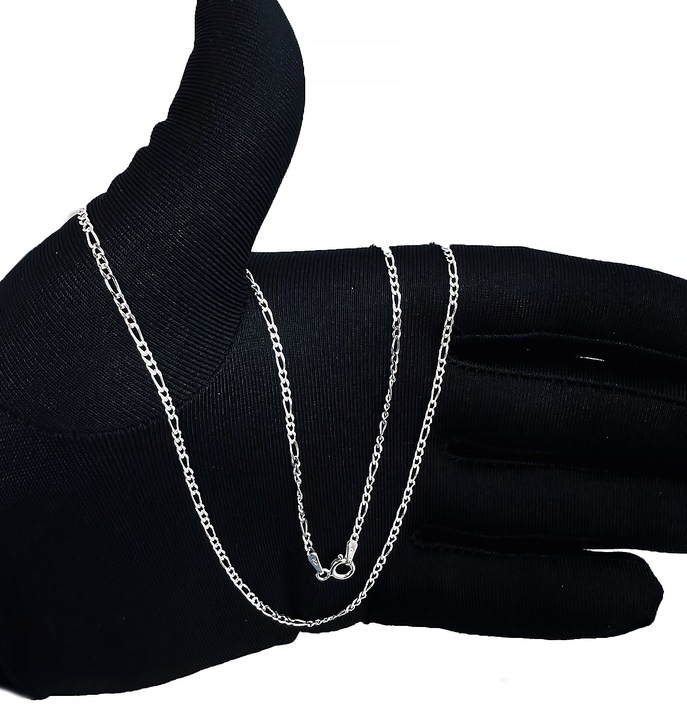 Łańcuszek Damski Srebrny Splot FIGARO Srebro pr. 925 Prezent | 40 cm x 2 mm