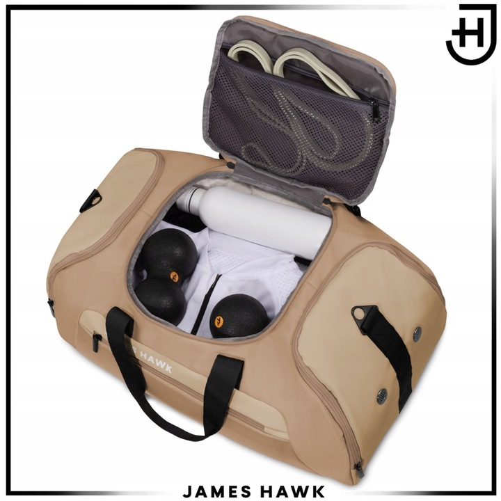 Torba sportowa podróżna damska Plecak 2w1 Treningowa wodoodporna James Hawk