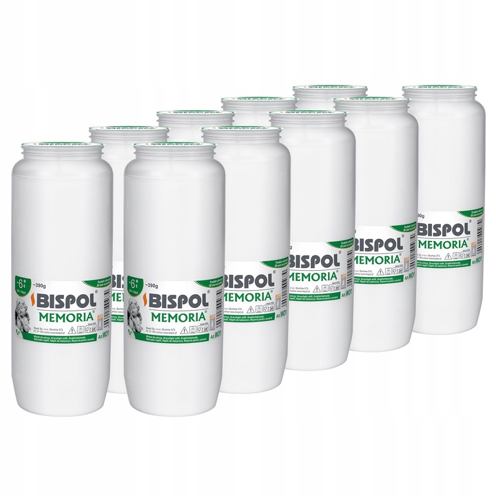 Wkłady Olejowe Do Zniczy Bispol WO11 144h 16 Sztuk Długo Palące