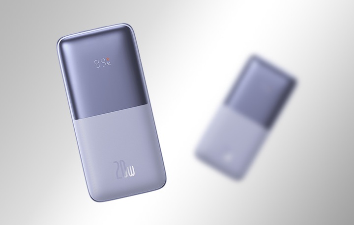 BASEUS POWER BANK PODRÓŻNY 10000 MAH 2X USB USB-C QC 3.0 20W Z KABLEM USB