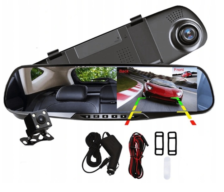 WIDEOREJESTRATOR KAMERA COFANIA LUSTERKO FULL HD