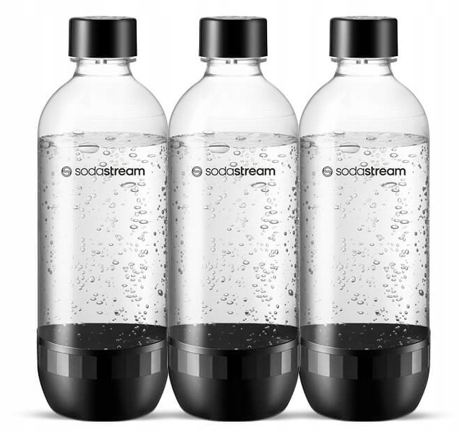 ZESTAW 3x BUTELKI BUTLE SodaStream Classic Fuse 3x 1L NA WODĘ | DO ZMYWARKI