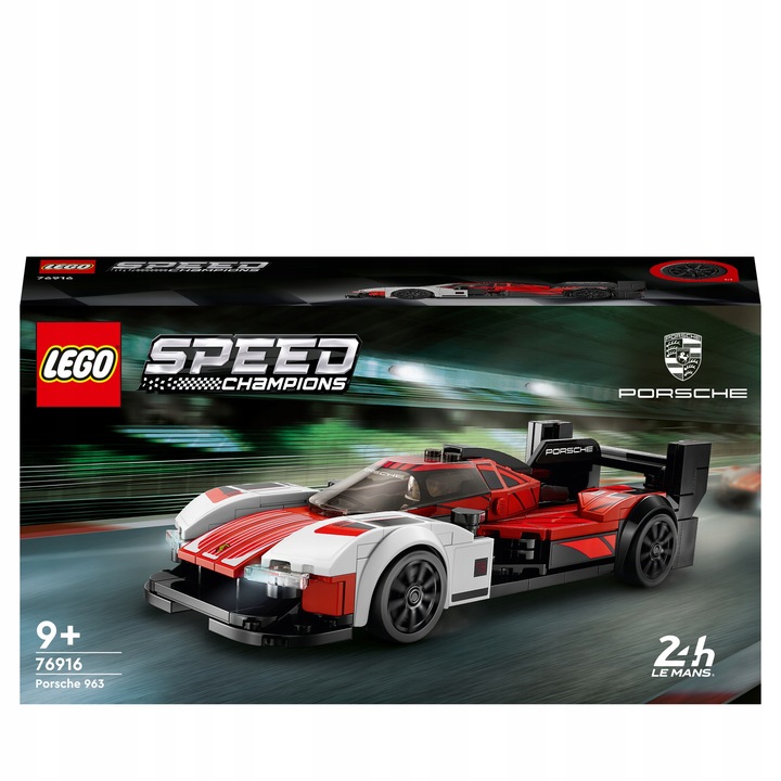 LEGO SPEED CHAMPIONS 76916 PORSHE 963 PREZENT + TORBA GRATIS