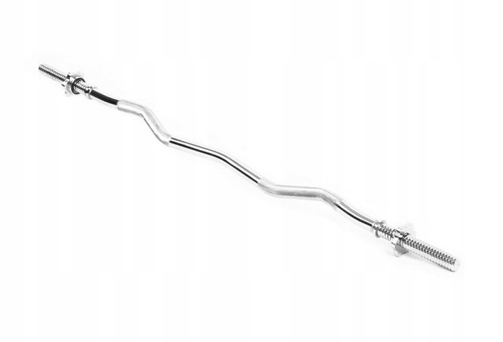 Gryf lekko łamany 120cm Spokey śrubowy + zaciski