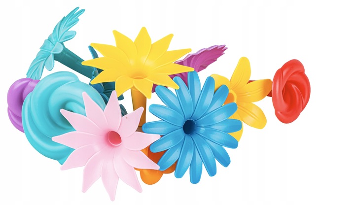 KLOCKI KONSTRUKCYJNE BUKIET KWIATÓW Kwiaty Zestaw do ułożenia 135 Elementów