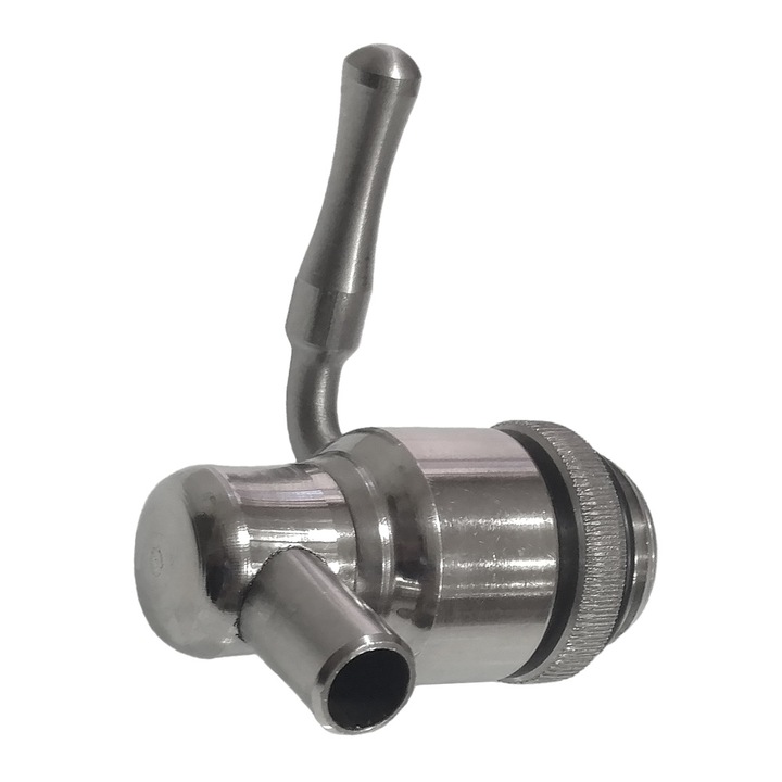 KRAN zawór kulowy STAL nierdzewna INOX gwint 1/2 cala 1/2" KRANIK do beczka