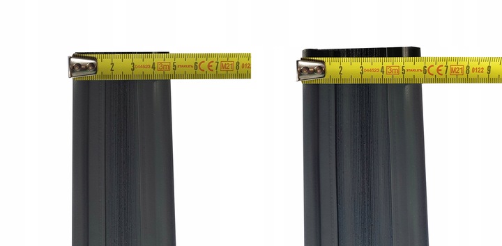 Listwy ogrodzeniowe pionowe wąskie 173x250cm RD03 Szary komplet