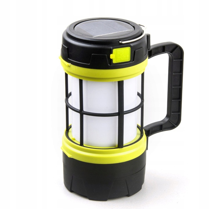 MOCNA LATARKA TURYSTYCZNA LED KEMPINGOWA LAMPA PODRĘCZNA UCHWYT POWERBANK