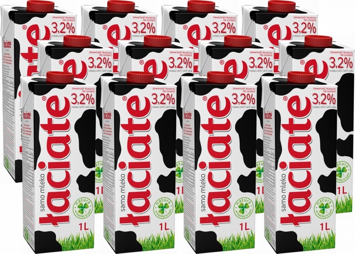 Łaciate Mleko UHT 3,2% 1L x 12
