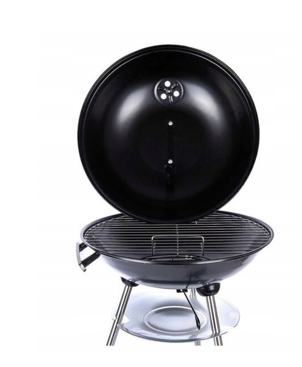 GRILL WĘGLOWY OKRĄGŁY KULISTY CZAS NA GRILL