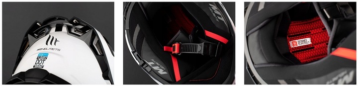 Kask motocyklowy MT THUNDER 4 SV SOLID GLOSS BLACK czarny GRATISY