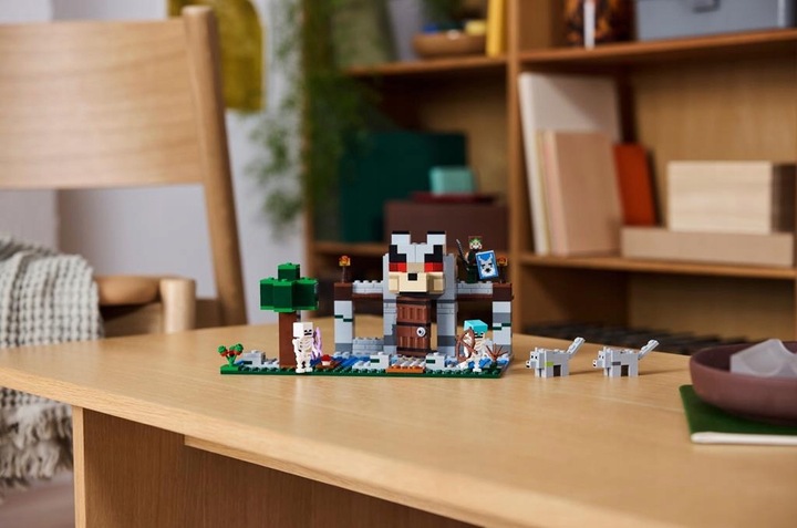 KLOCKI LEGO | MINECRAFT 21261 WILCZA TWIERDZA NOWE ZESTAW DLA DZIECI +TORBA
