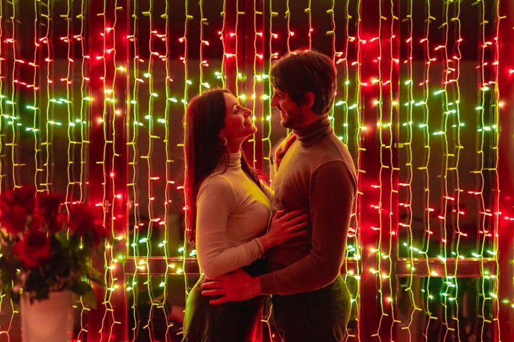 Inteligentna Kurtyna LED Twinkly 210 RGB W 2,1m