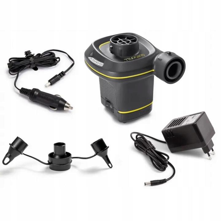Pompka elektryczna Intex 480l/min 12V/230V pompowanie basenów materacy