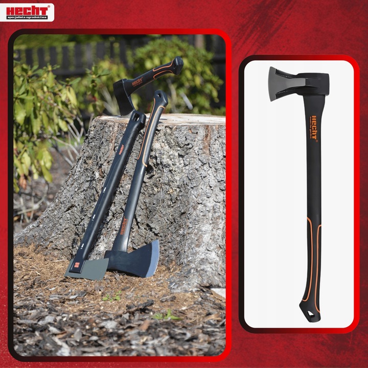 SIEKIERA ROZŁUPUJĄCA HECHT 901201 BARDZO OSTRA ERGONOMICZNY UCHWYT