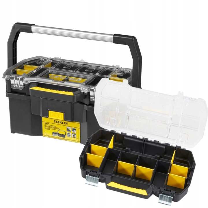 STANLEY WALIZKA SKRZYNIA NARZĘDZIOWA 19" Z ORGANIZEREM FATMAX STST1-70317