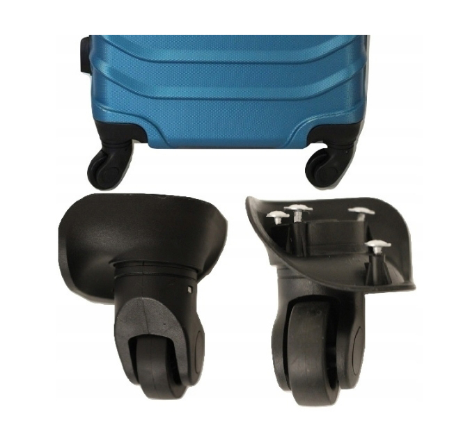 2 SZT CZARNE KÓŁKO DO WALIZKI CZĘŚCI WALIZEK TORBY A09