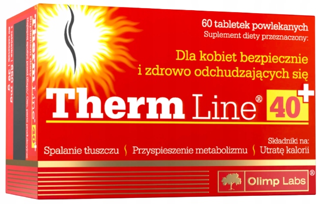 OLIMP Therm Line 40+ wielozadaniowe tabletki ODCHUDZANIE 60 tab.