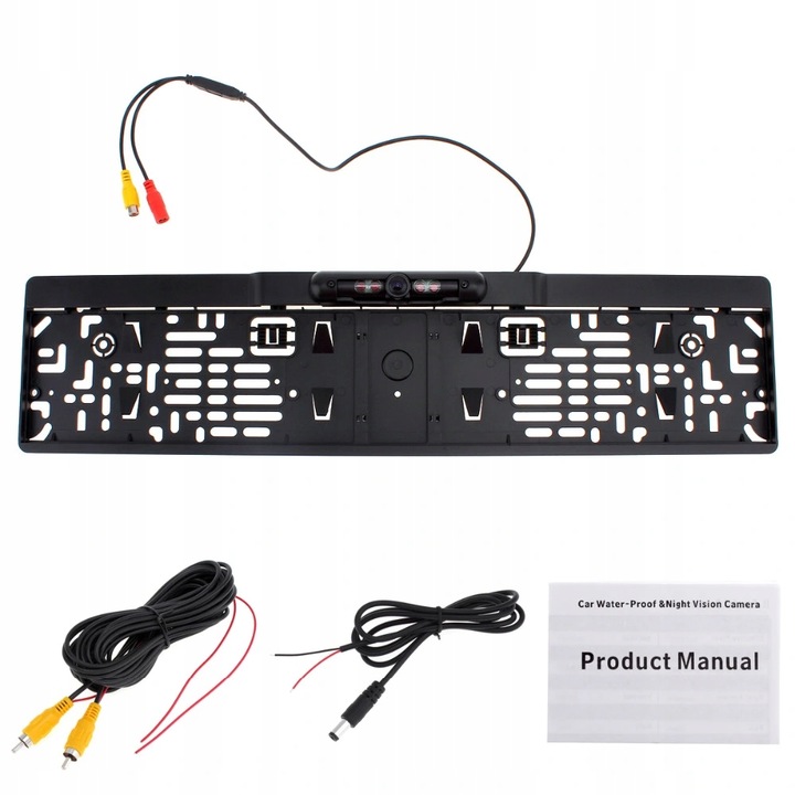 Kamera cofania w ramce tablicy rejestracyjnej IR