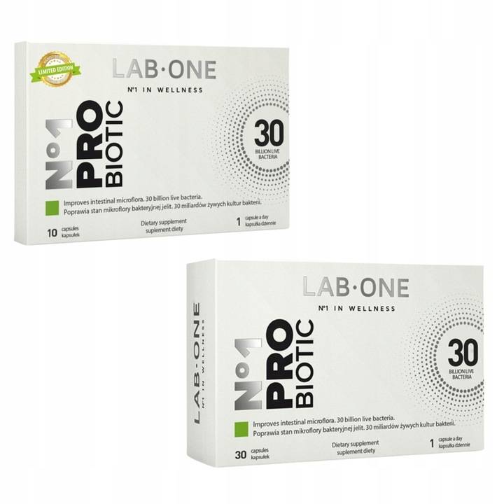 LAB ONE N°1 ProBiotic 30 kapusłek + 10 GRATIS
