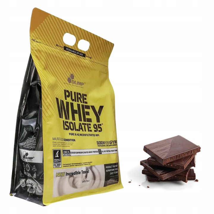 OLIMP PURE WHEY ISOLATE 95 600g IZOLAT BIAŁKA ODŻYWKA BIAŁKOWA WPI