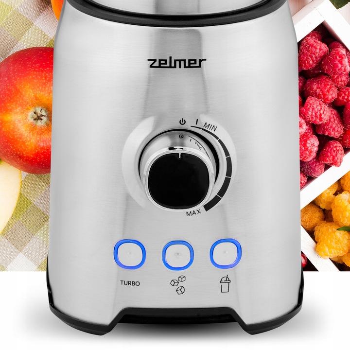 BLENDER KIELICHOWY ZELMER DO KOKTAJLI KRUSZY LÓD MIKSUJE SZKLANY 1200W