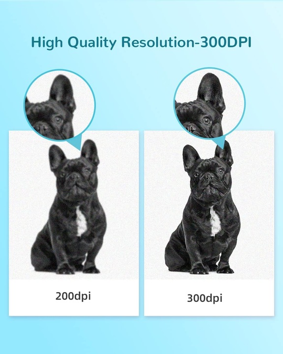 Mini drukarka fotograficzna bezprzewodowa WYSOKA JAKOŚĆ