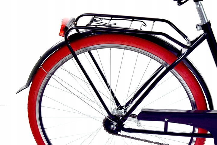 Rower Damski Polski Miejski 28 Retro + kosz