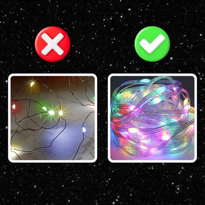 INTELIGENTNE Lampki Choinkowe 200LED SMART FLASH Bluetooth Apka PILOT 20m