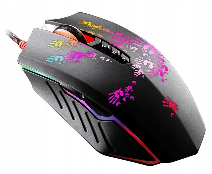 Myszka przewodowa A4Tech Bloody Blazing A60 dla graczy LED USB