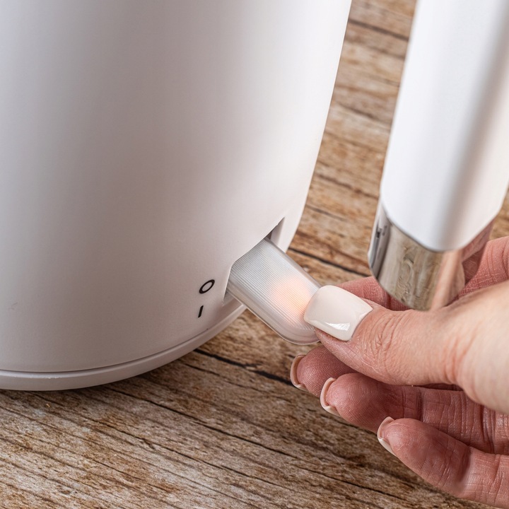 Czajnik elektryczny Klausberg KB-7890 1.7L stal 304 biały filtr 2200W