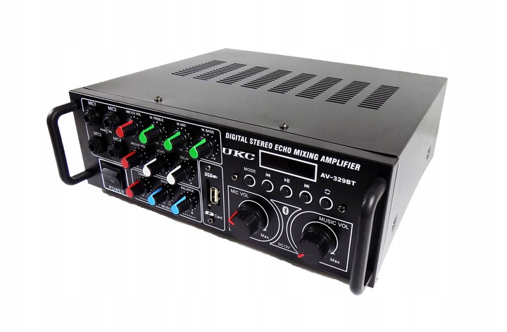 KOLUMNY ESTRADOWE 600W WZMACNIACZ BLUETOOTH USB SD PILOT NAGŁOŚNIENIE