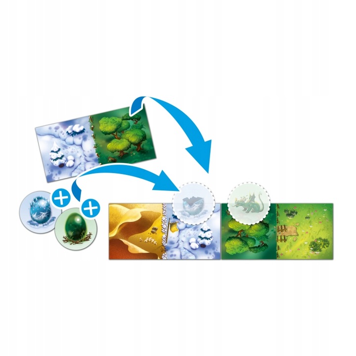 DRAGOMINO gra planszowa roku SPIEL DES JAHRES smoki dla dzieci i dorosłych