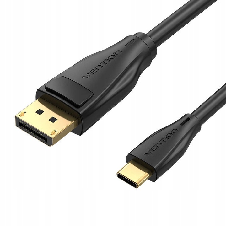 VENTION KABEL PRZEWÓD ADAPTER USB-C DISPLAYPORT DP 8K 60HZ UHD FULL HD 1.5M