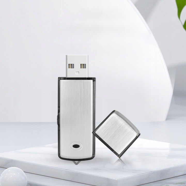 Mini Dyktafon szpiegowski podsłuch PENDRIVE ukryty rejestrator głosu USB