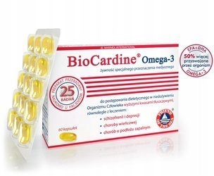 BIOCARDINE OMEGA 3 OLEJ 60KAPSUŁEK