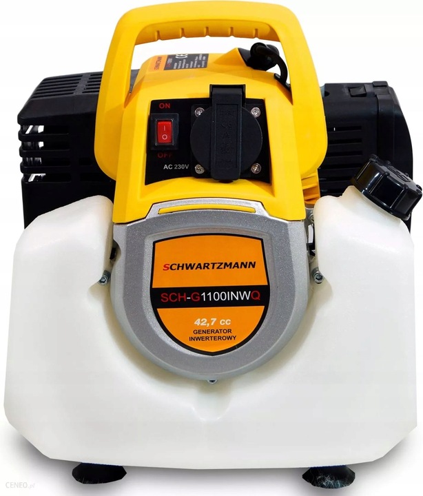 Kompaktowy Generator Agregat prądotwórczy inwertorowy SCHWARTZMANN 1100W