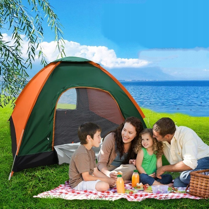Automatyczny namiot kempingowy Pop-up 3-4 osobowy
