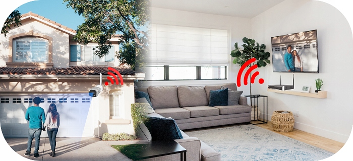 KAMERA WIFI BEZPRZEWODOWA IP 5MPX 2K IR30 METAL ZEWNĘTRZNA SMART DVS