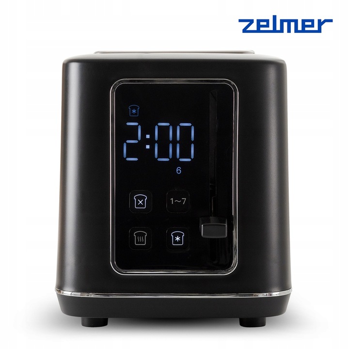 TOSTER ZELMER OPIEKACZ KANAPEK 7 POZIOMÓW ELEKTRYCZNY TOSTY 2 KROMKI 750W