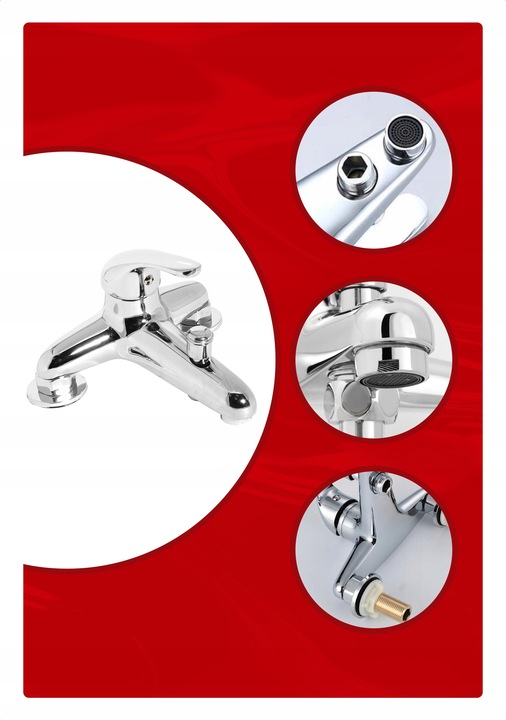 BATERIA WANNOWA STOJĄCA 2-OTWOROWA 145MM MOSIĄDZ RETRO KLASYCZNA NAWANNOWA