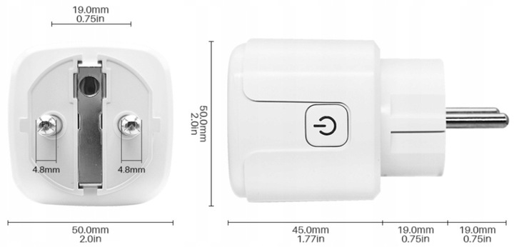 GNIAZDKO ELEKTRYCZNE WIFI STEROWANIE SMARTFONEM LAMPKI ŚWIĄTECZNE TERMOSTAT