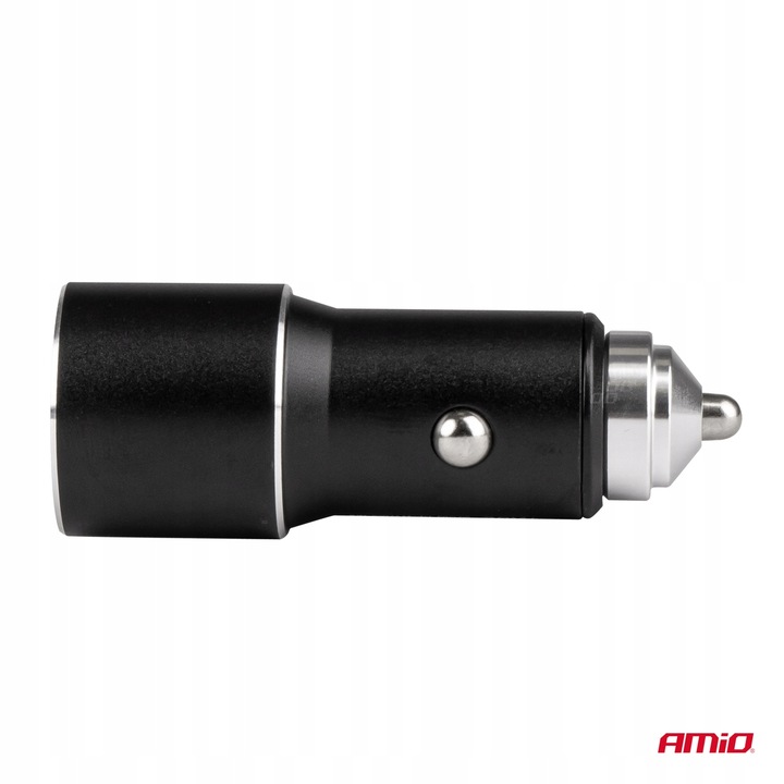 Ładowarka samochodowa 38W USB USB-C TYP-C AMiO