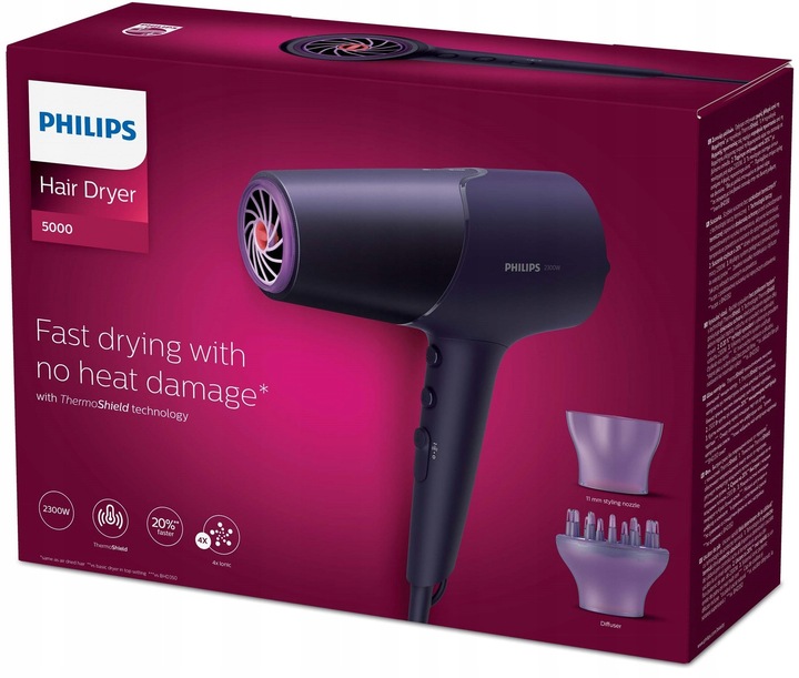 Suszarka PHILIPS Seria 5000 BHD514/00