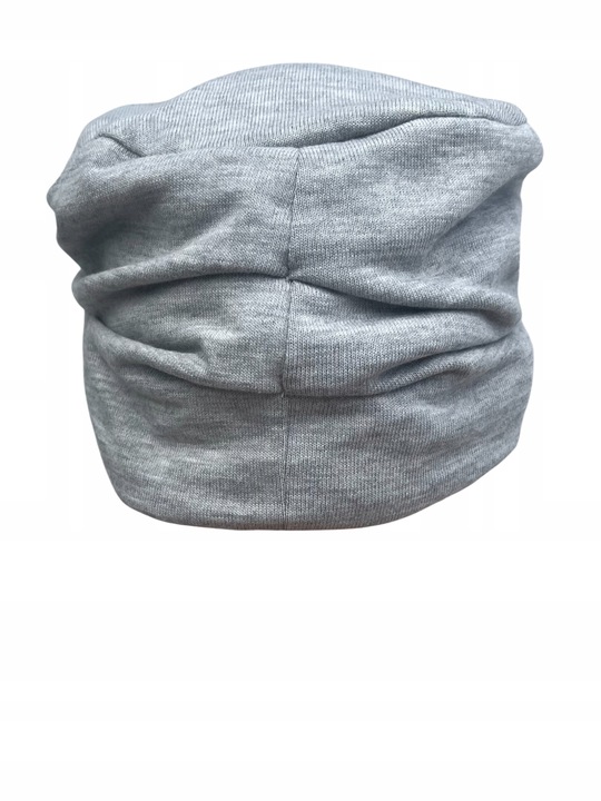 Turban damski KALINA szary z wiskozy sweterkowej także po chemioterapii