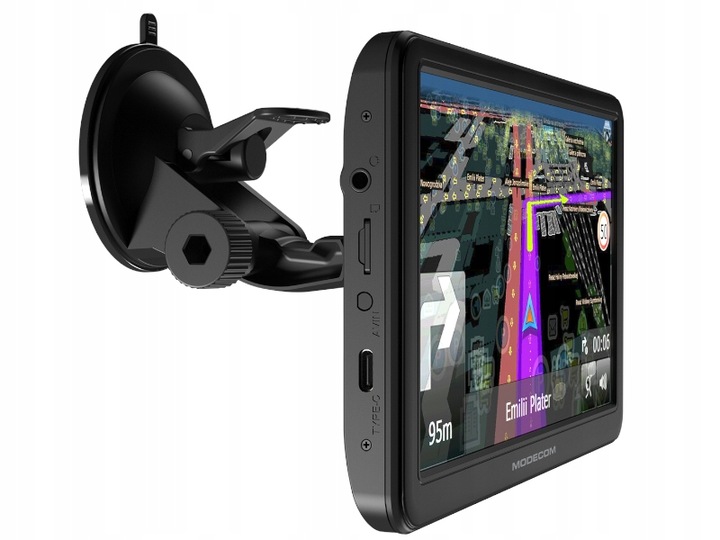 NAWIGACJA SAMOCHODOWA MODECOM FreeWAY CX7.0 + MapFactor mapy Europy TFT LCD