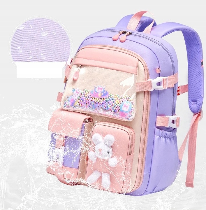 PLECAK SZKOLNY TORNISTER PIÓRNIK KRÓLIK ZAJĄC DLA 3D BF 180 klasa 1-3