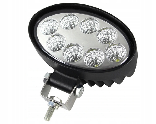 Reflektor roboczy halogen 8-led 24W 1800lm 12V 24V