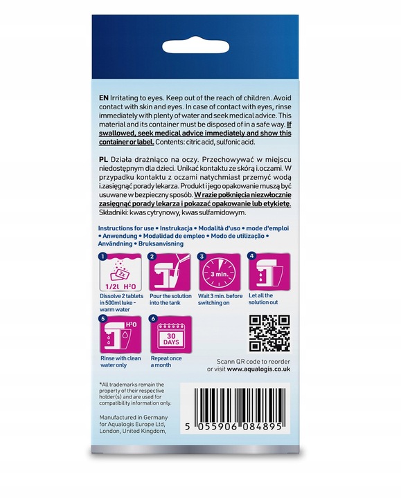 Zestaw Do Siemens 6x Filtr TZ70003 + Odkamieniacz