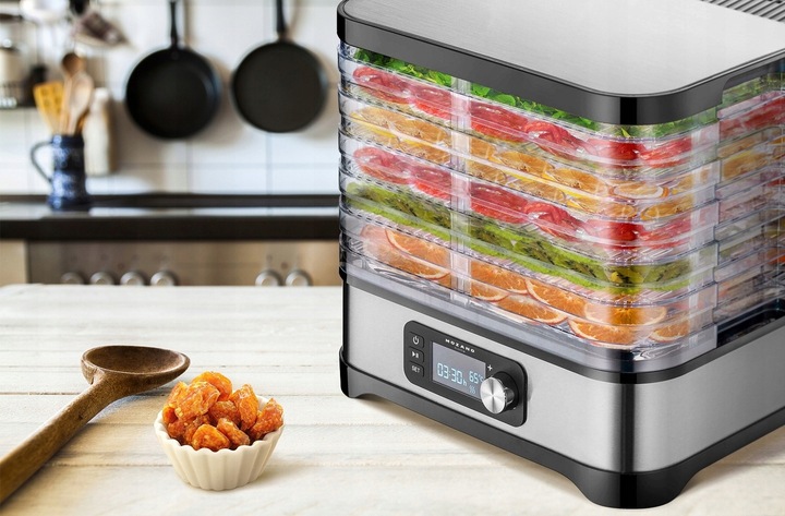 SUSZARKA SPOŻYWCZA DO GRZYBÓW OWOCÓW WARZYW ZIOŁ 14,4L DUŻY ZESTAW 6 SIT